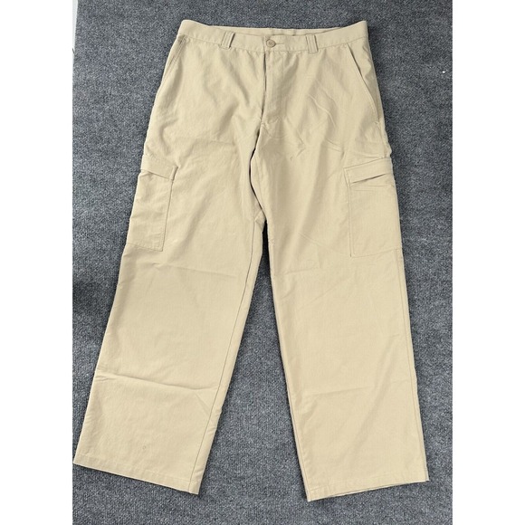 Patagonia Quandary Convertible Pants Mens 34x30 Beige Shorts Cargo Hiking Fishin - Picture 1 of 9